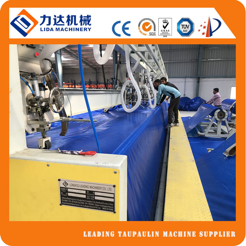 PE Tarpaulin Heat Seam Jointing Machine LEADING TARPAULIN MACHINERY